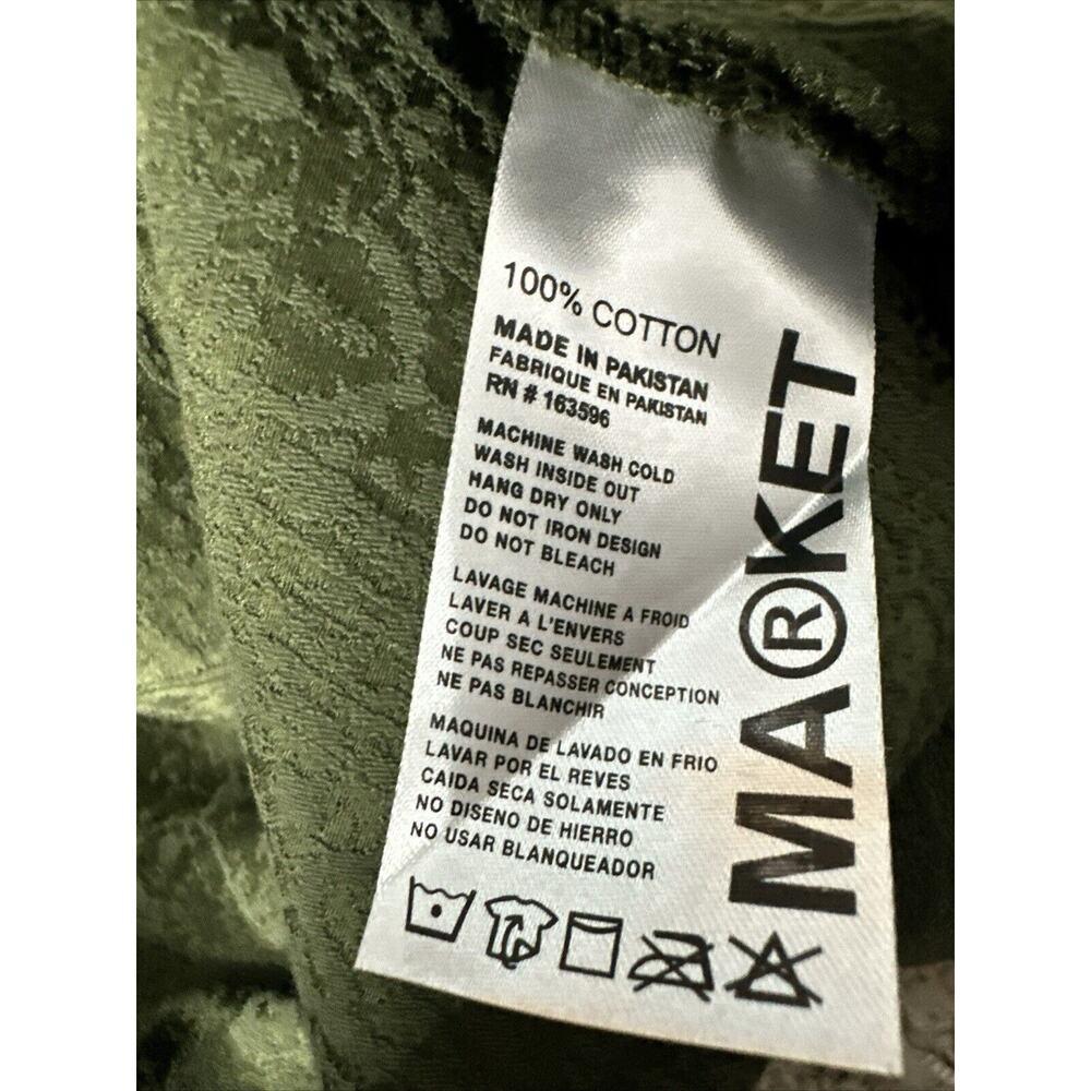 Market Studios x LES BENJAMINS REVERSIBLE RUG JACKET Large Mens NWOT - Picture 9 of 9